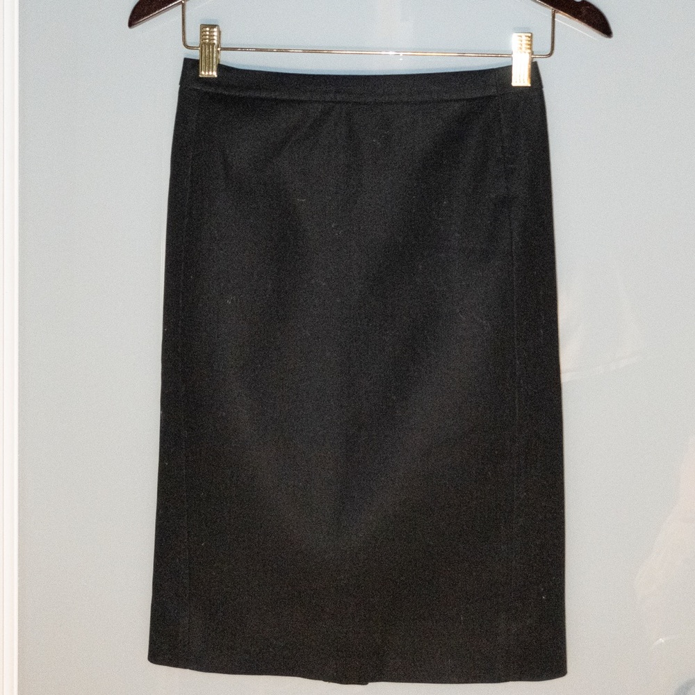 J. Crew Black Pencil Skirt